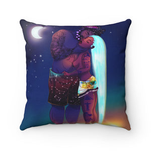Like Night and Day Polyester Pillow