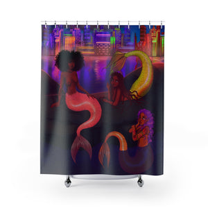 Mermaid Chat Shower Curtains