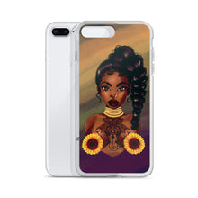 Load image into Gallery viewer, Sunflower Lady iPhone Case