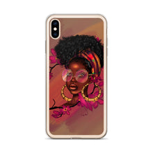 Load image into Gallery viewer, Orchid Flower Lady iPhone Case