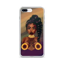 Load image into Gallery viewer, Sunflower Lady iPhone Case