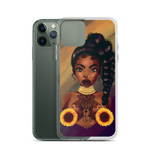 Load image into Gallery viewer, Sunflower Lady iPhone Case