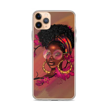 Load image into Gallery viewer, Orchid Flower Lady iPhone Case
