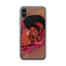Load image into Gallery viewer, Orchid Flower Lady iPhone Case