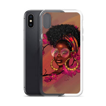 Load image into Gallery viewer, Orchid Flower Lady iPhone Case