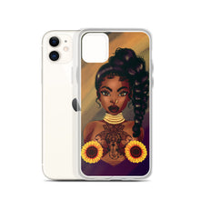 Load image into Gallery viewer, Sunflower Lady iPhone Case