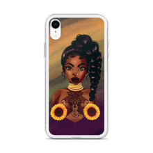 Load image into Gallery viewer, Sunflower Lady iPhone Case