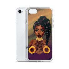 Load image into Gallery viewer, Sunflower Lady iPhone Case