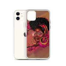 Load image into Gallery viewer, Orchid Flower Lady iPhone Case
