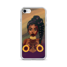 Load image into Gallery viewer, Sunflower Lady iPhone Case