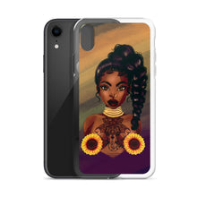 Load image into Gallery viewer, Sunflower Lady iPhone Case