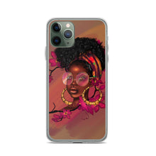 Load image into Gallery viewer, Orchid Flower Lady iPhone Case