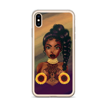 Load image into Gallery viewer, Sunflower Lady iPhone Case