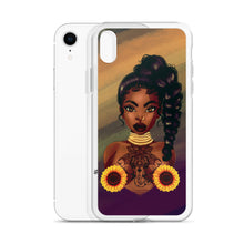 Load image into Gallery viewer, Sunflower Lady iPhone Case
