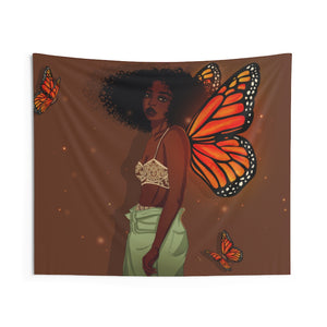 CoaCoa Flutter Kisses Indoor Wall Tapestries