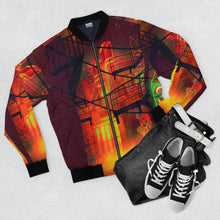 Load image into Gallery viewer, Hot Summer Nights Bomber Jacket
