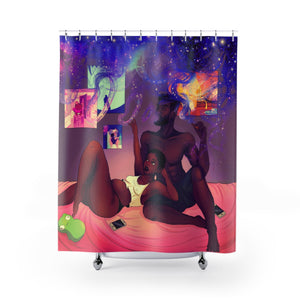 A Whole New World Shower Curtains
