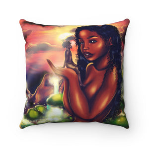 Her Love Story Polyester Pillow
