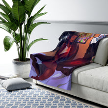 Load image into Gallery viewer, Broken Clocks Fleece Blanket