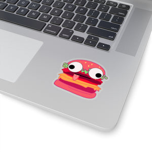 Goofy Burger Sticker