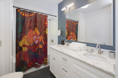 Hot Summer Nights Shower Curtains