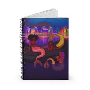 Mermaid Chat Spiral Notebook (Ruled Line)