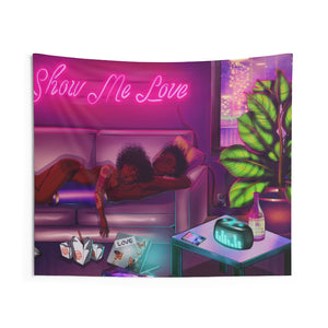 Show Me Love Indoor Wall Tapestries