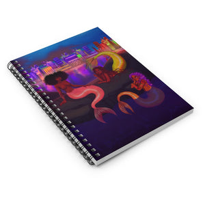 Mermaid Chat Spiral Notebook (Ruled Line)