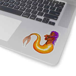 Yellow Mermaid Sticker