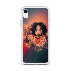 Cherry Blossom Lady iPhone Case