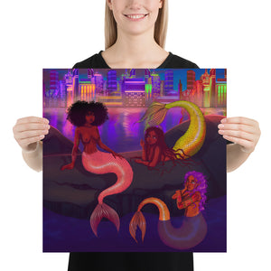 Mermaid Chat Poster