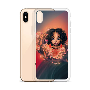 Cherry Blossom Lady iPhone Case