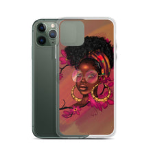 Load image into Gallery viewer, Orchid Flower Lady iPhone Case