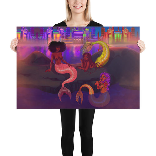 Mermaid Chat Poster