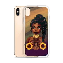 Load image into Gallery viewer, Sunflower Lady iPhone Case